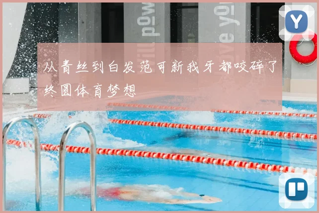 从青丝到白发范可新我牙都咬碎了终圆体育梦想